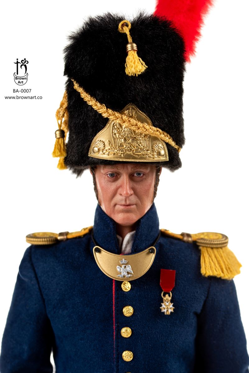 Brown Art BA-0007 1/6 SUBALTERN of THE FRENCH IMPERIAL GUARD 1810-1814