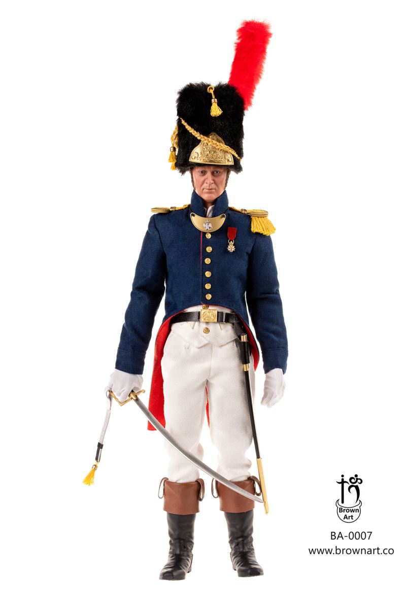 Brown Art BA-0007 1/6 SUBALTERN of THE FRENCH IMPERIAL GUARD 1810-1814