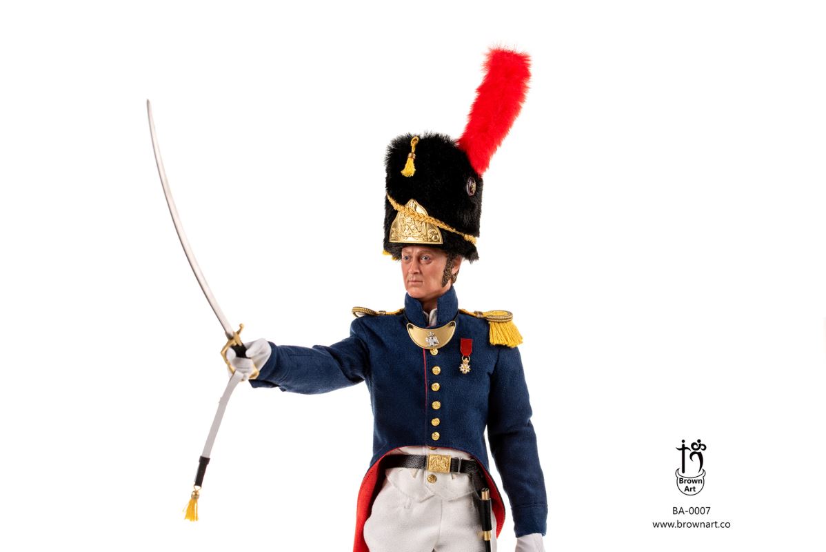Brown Art BA-0007 1/6 SUBALTERN of THE FRENCH IMPERIAL GUARD 1810-1814