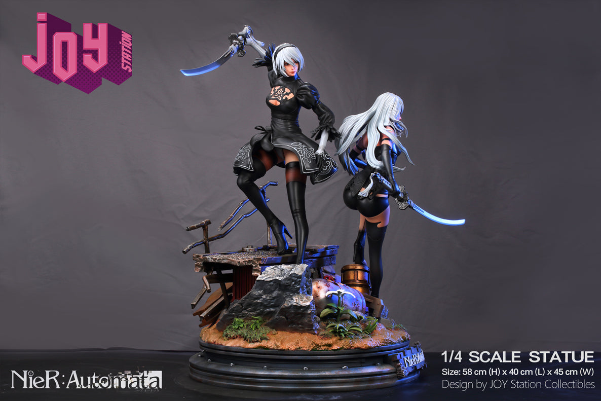 YoRHa No.2 Type B & YoRHa Type A No.2 Battle Duos with LED - NieR:Automata 1/4