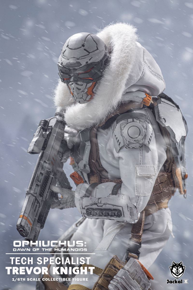 Future Sci-Fi Military- Tech Specialist Trevor Knights & Ally 1/6