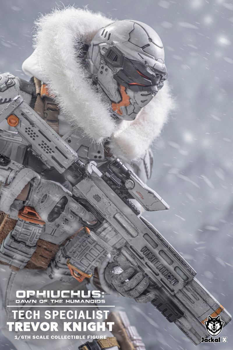 Future Sci-Fi Military- Tech Specialist Trevor Knights & Ally 1/6