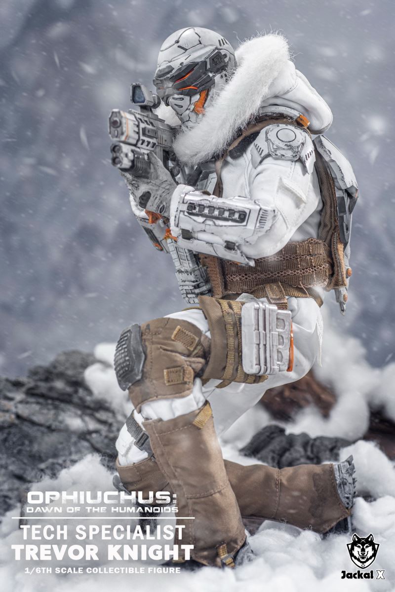 Future Sci-Fi Military- Tech Specialist Trevor Knights & Ally 1/6