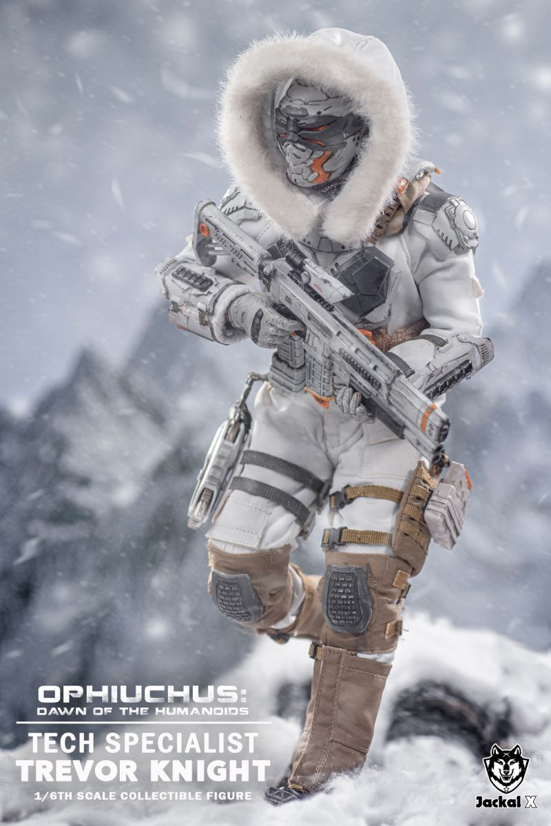 Future Sci-Fi Military- Tech Specialist Trevor Knights & Ally 1/6
