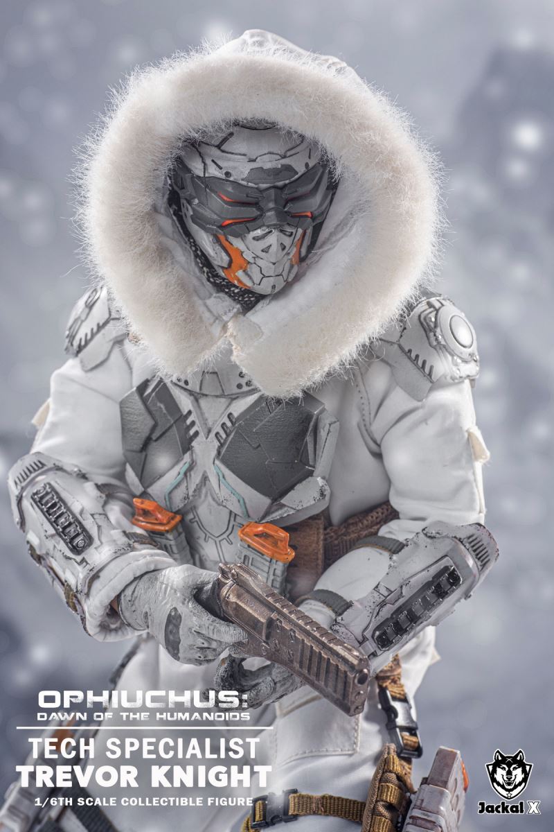 Future Sci-Fi Military- Tech Specialist Trevor Knights & Ally 1/6