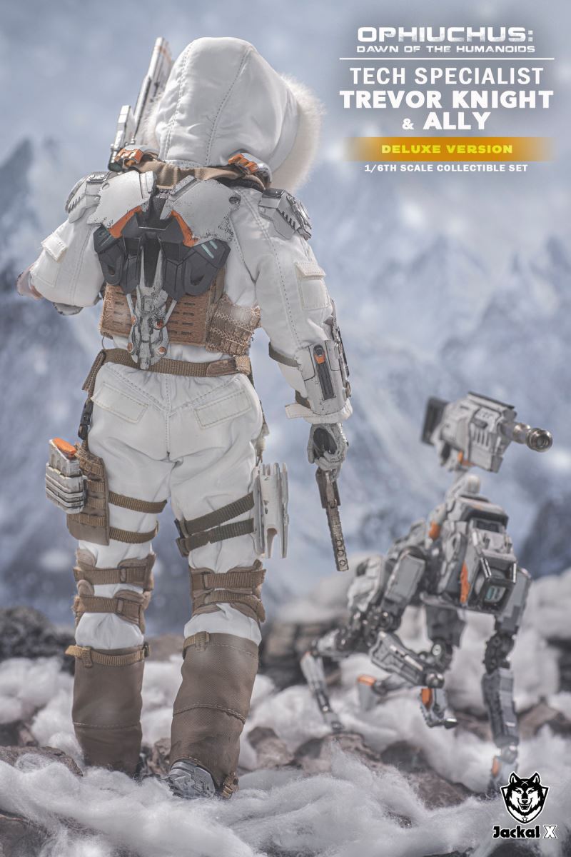 Future Sci-Fi Military- Tech Specialist Trevor Knights & Ally 1/6