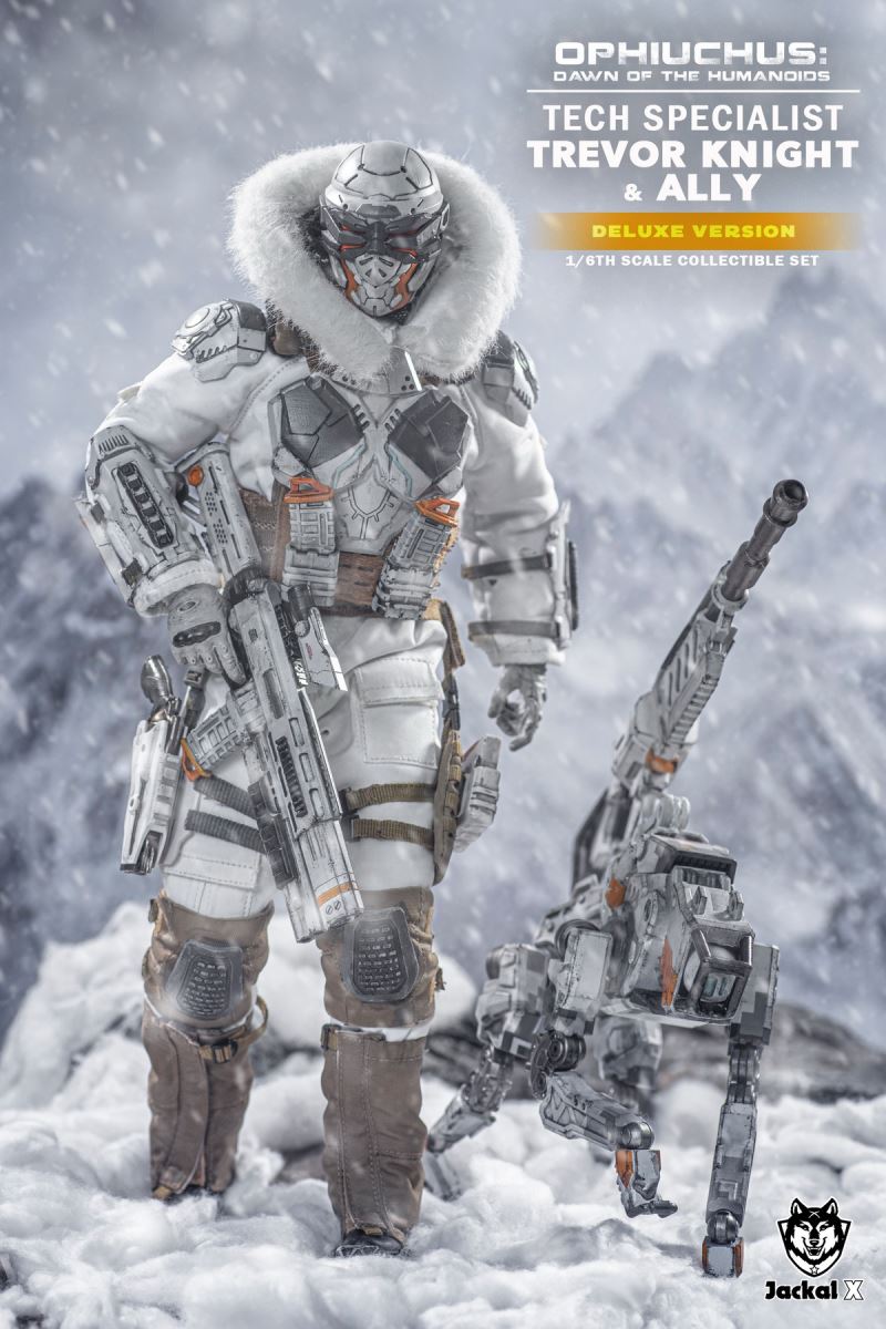 Future Sci-Fi Military- Tech Specialist Trevor Knights & Ally 1/6