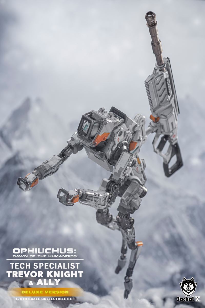 Future Sci-Fi Military- Tech Specialist Trevor Knights & Ally 1/6