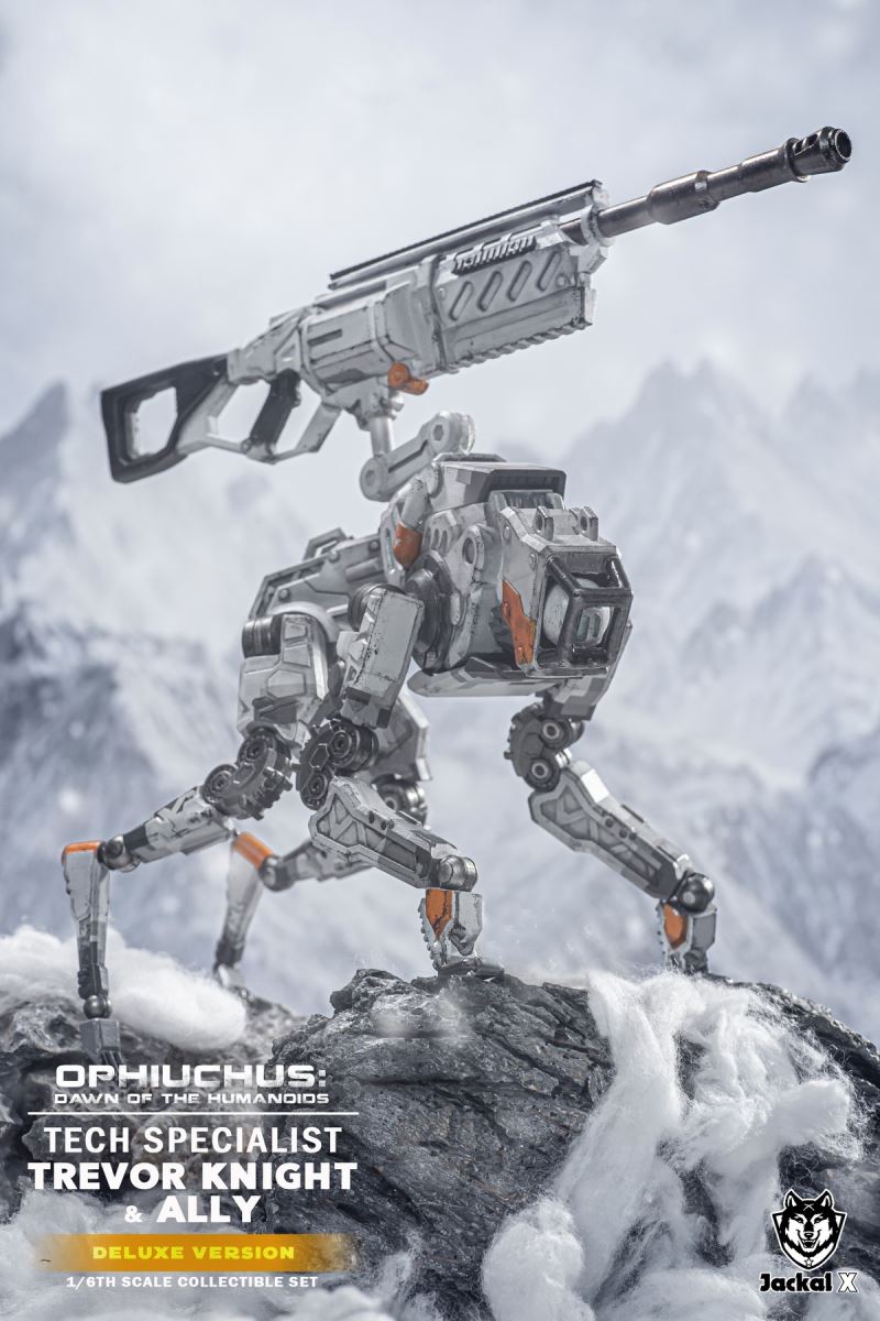 Future Sci-Fi Military- Tech Specialist Trevor Knights & Ally 1/6