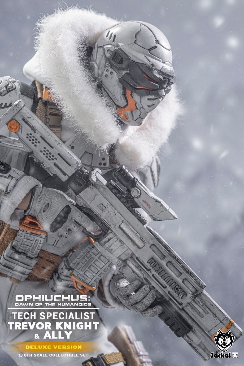 Future Sci-Fi Military- Tech Specialist Trevor Knights & Ally 1/6