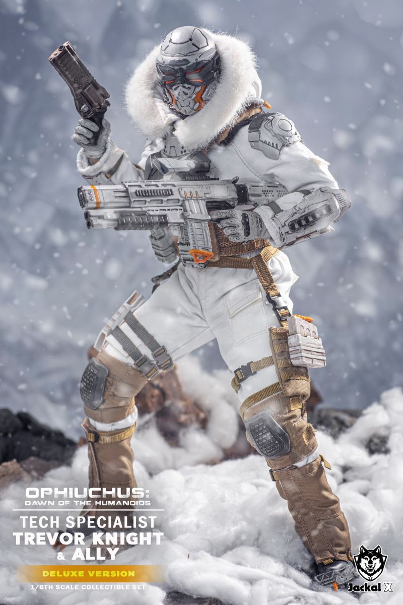 Future Sci-Fi Military- Tech Specialist Trevor Knights & Ally 1/6