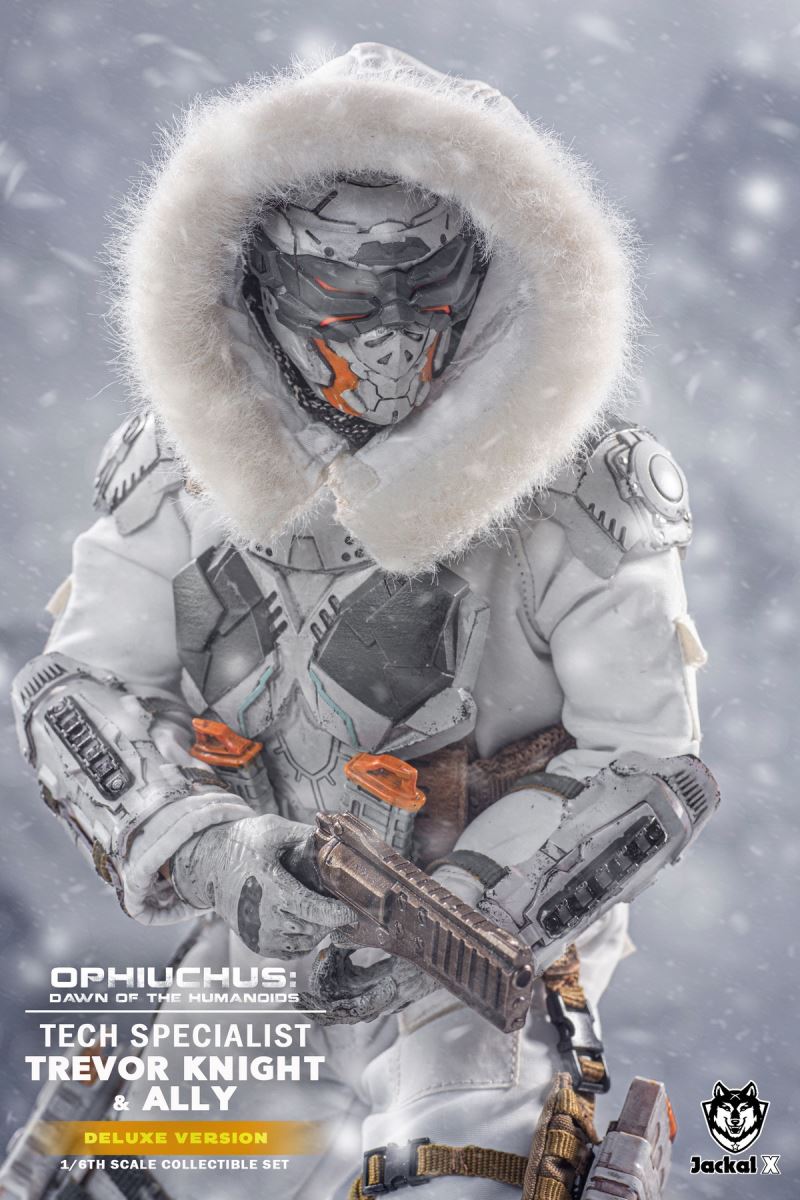 Future Sci-Fi Military- Tech Specialist Trevor Knights & Ally 1/6