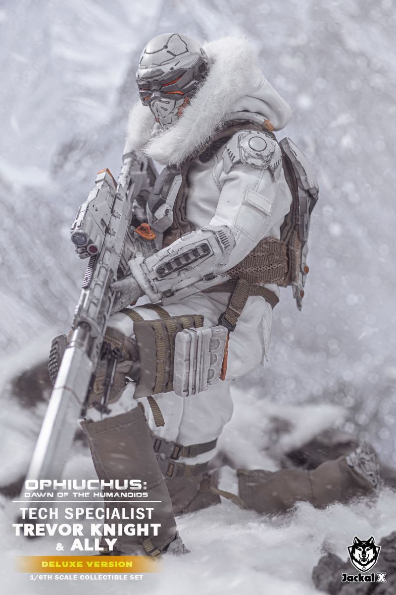 Future Sci-Fi Military- Tech Specialist Trevor Knights & Ally 1/6