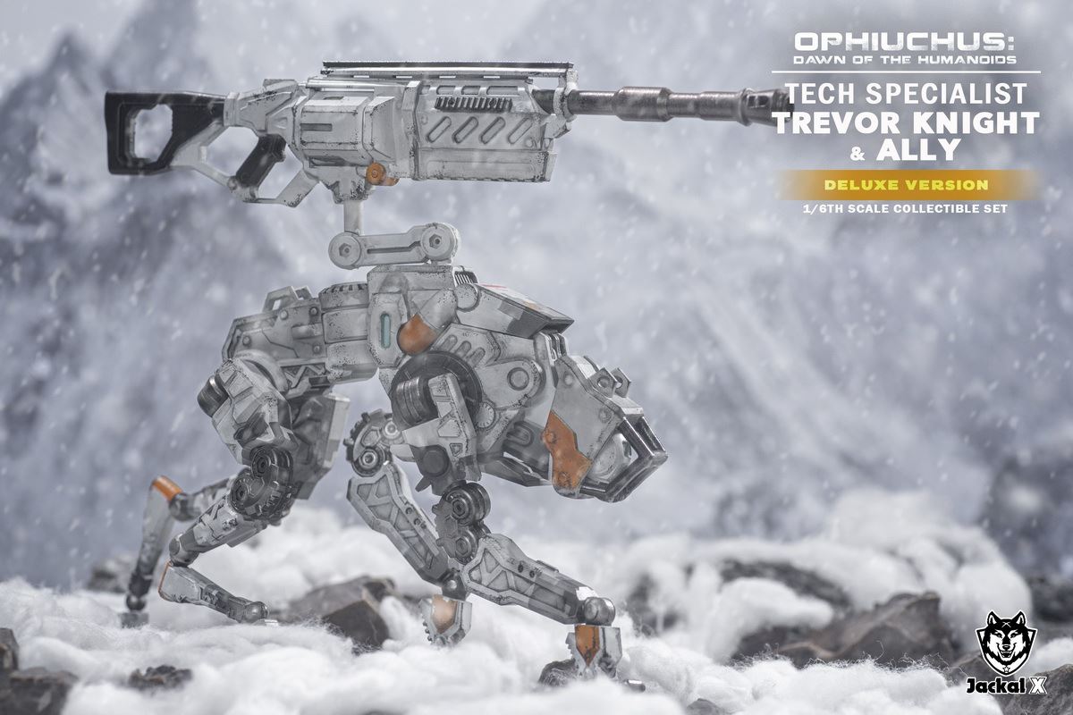 Future Sci-Fi Military- Tech Specialist Trevor Knights & Ally 1/6
