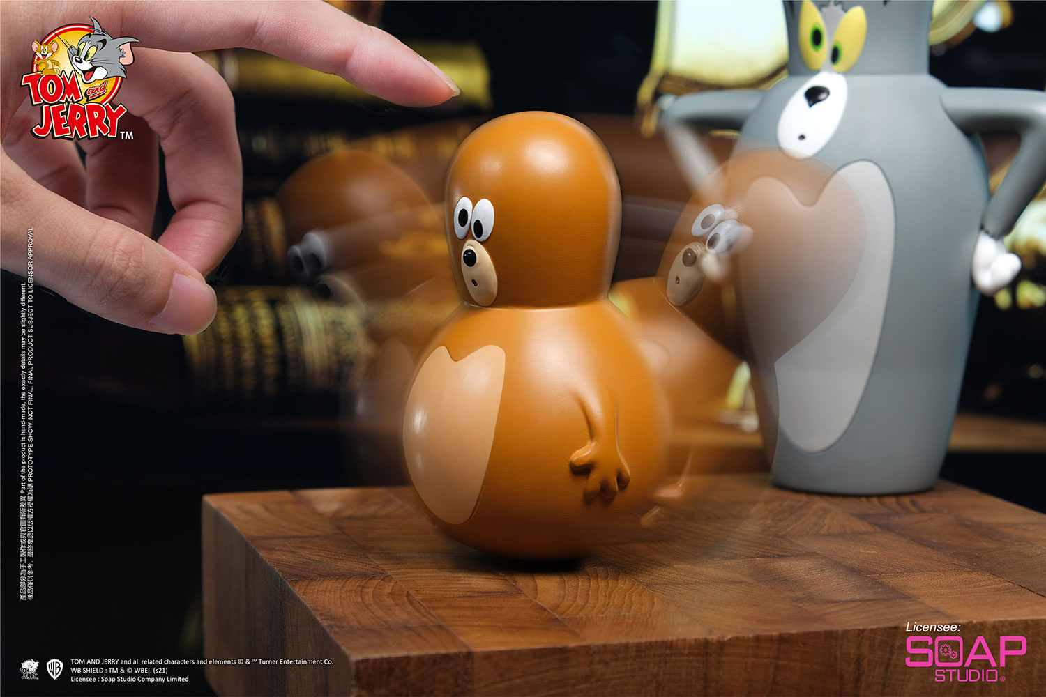 Vase Tom and Roly-Poly Jerry