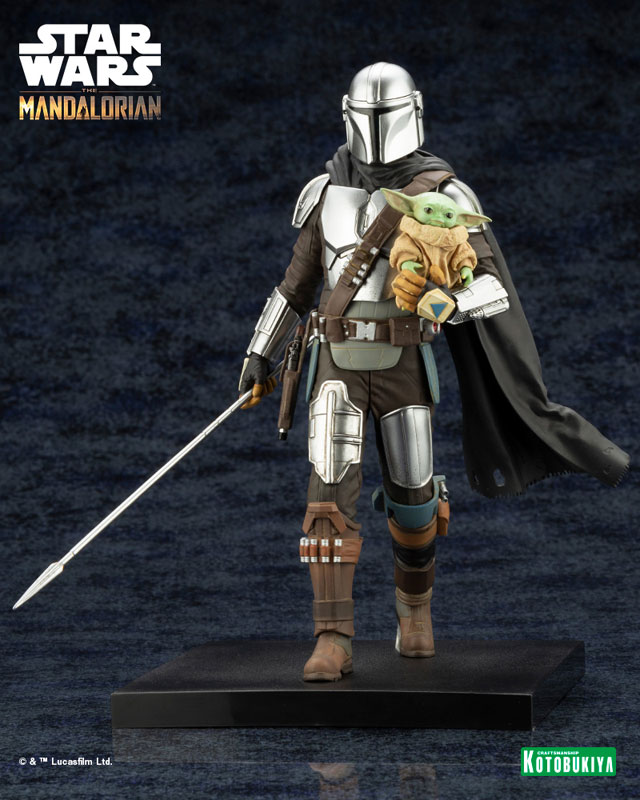 ARTFX+ Mandalorian Mandalorian & Grogu with Beskar Spear 1/10