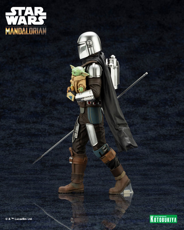 ARTFX+ Mandalorian Mandalorian & Grogu with Beskar Spear 1/10