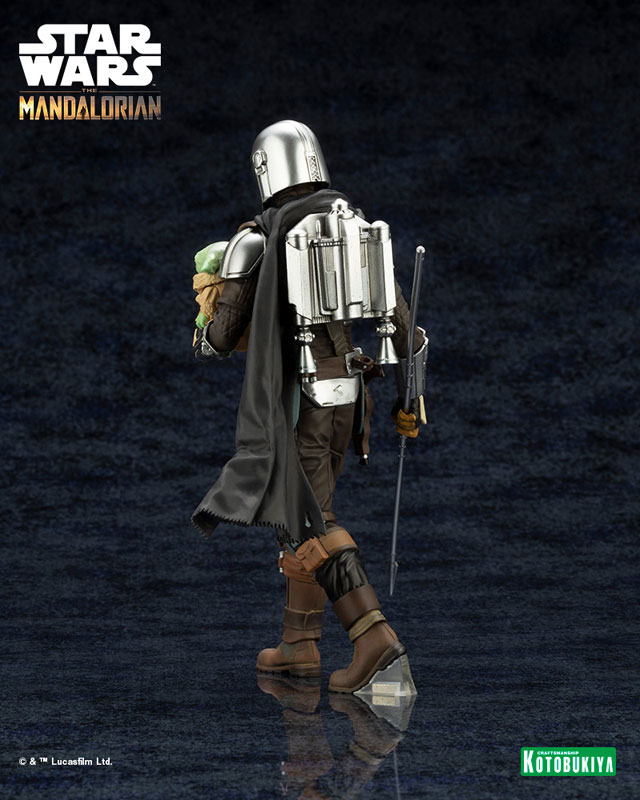 ARTFX+ Mandalorian Mandalorian & Grogu with Beskar Spear 1/10