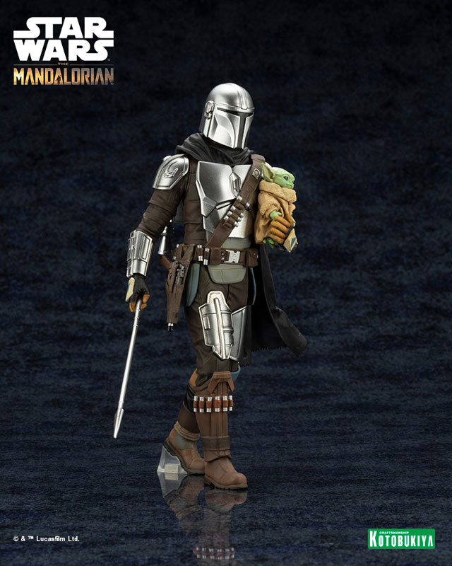 ARTFX+ Mandalorian Mandalorian & Grogu with Beskar Spear 1/10