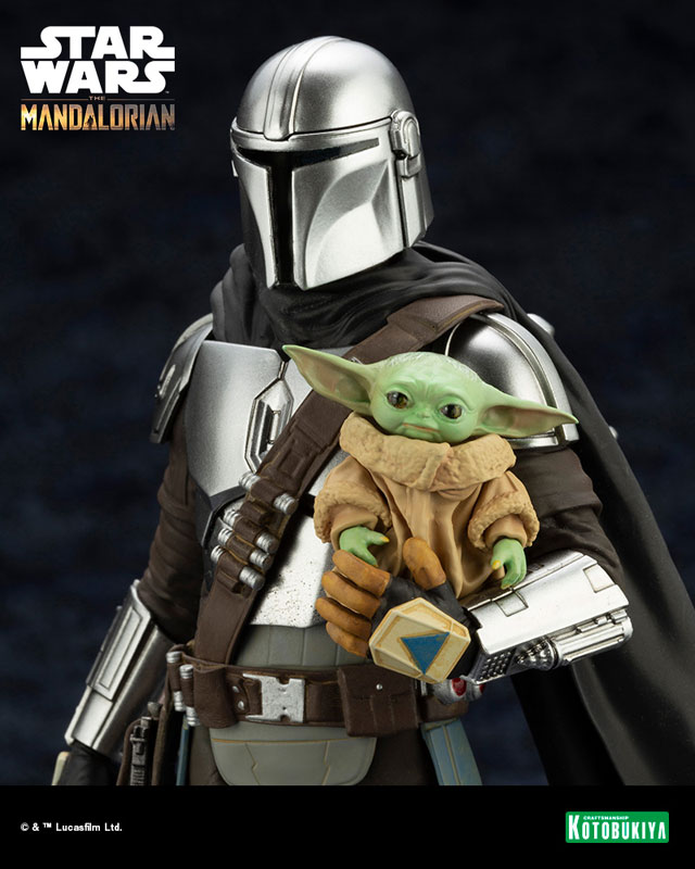 ARTFX+ Mandalorian Mandalorian & Grogu with Beskar Spear 1/10