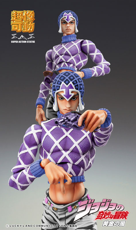 Super Action Statue JoJo's Bizarre Adventure Part.V Guido Mista & S.P. Third