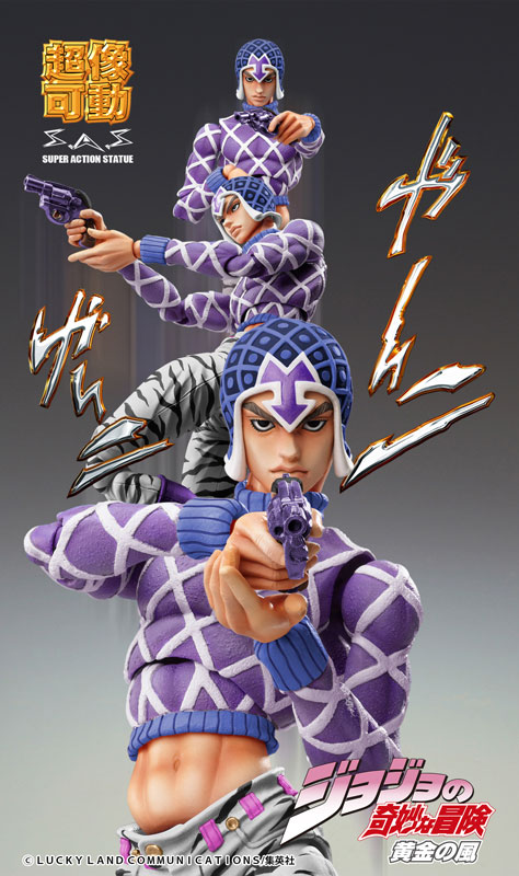 Super Action Statue JoJo's Bizarre Adventure Part.V Guido Mista & S.P. Third