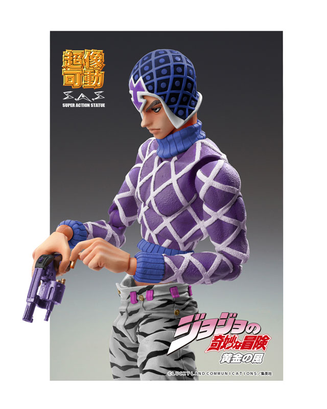 Super Action Statue JoJo's Bizarre Adventure Part.V Guido Mista & S.P. Third