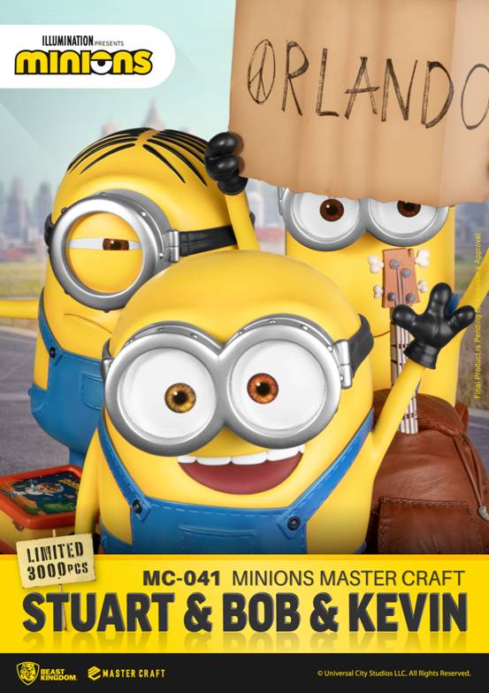 Minions Extreme Craftsman Series Stewart & Bob & Kevin