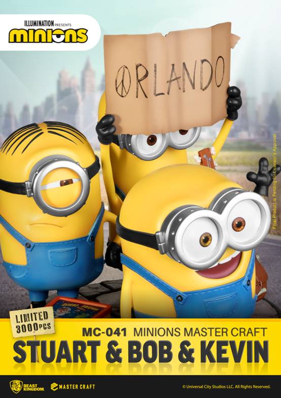 Minions Extreme Craftsman Series Stewart & Bob & Kevin