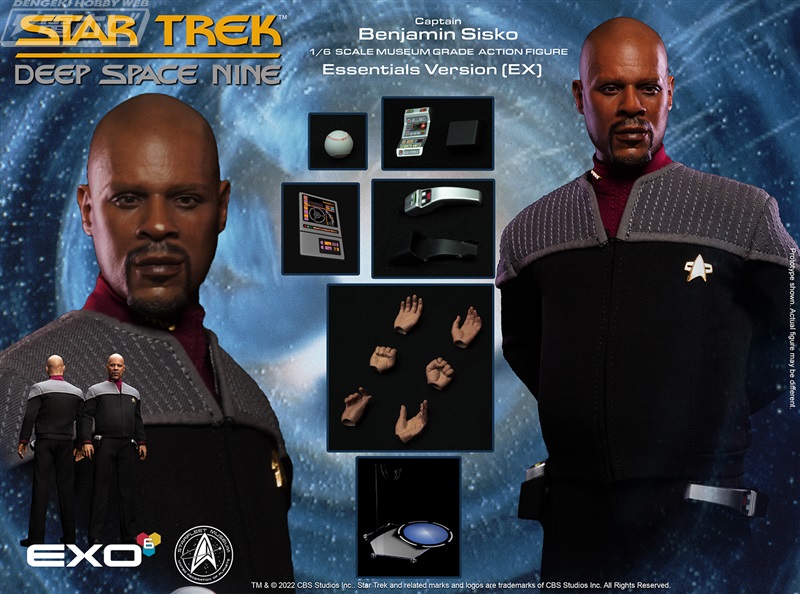 Hyper Realistic Action Figure Star Trek Deep Space Nine (DS9) Benjamin Cisco EX ver