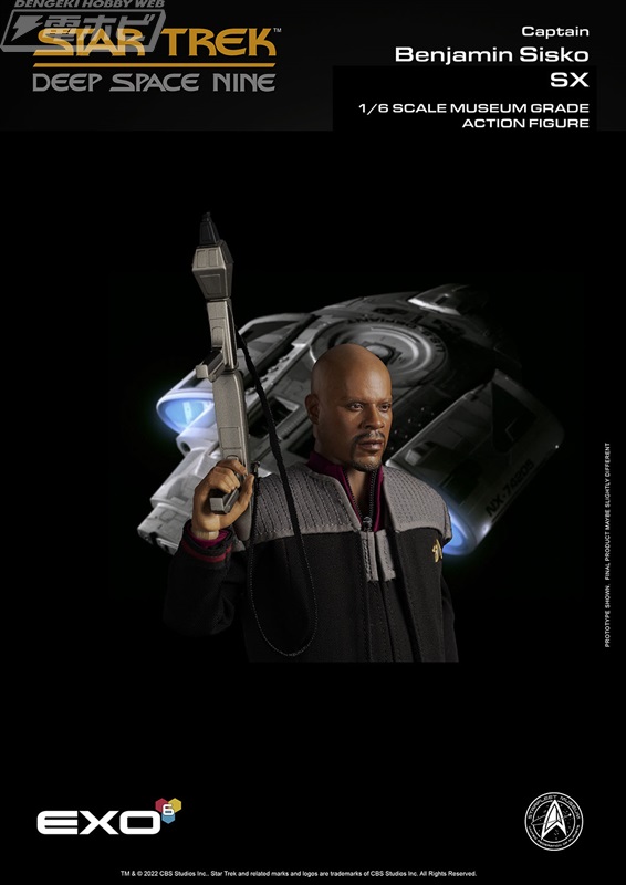 Hyper Realistic Action Figure Star Trek Deep Space Nine (DS9) Benjamin Cisco EX ver
