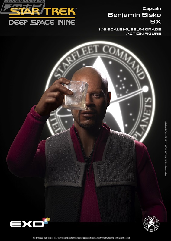 Hyper Realistic Action Figure Star Trek Deep Space Nine (DS9) Benjamin Cisco EX ver