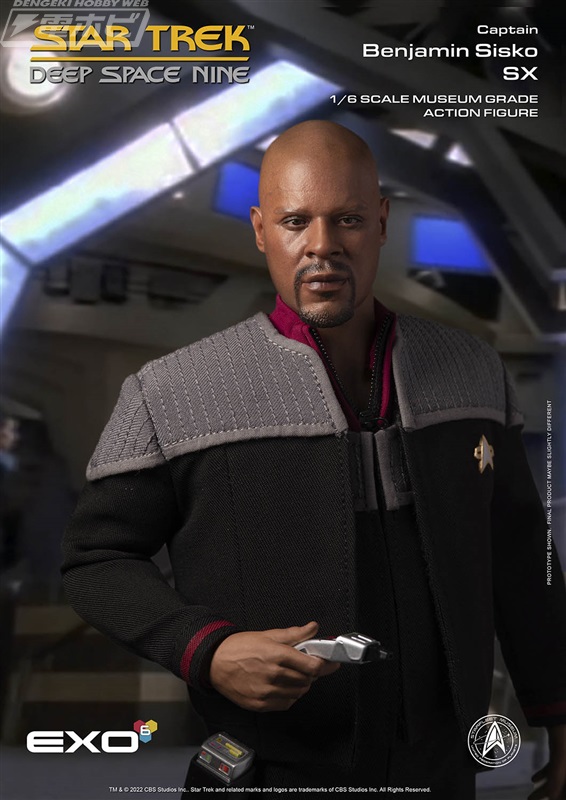 Hyper Realistic Action Figure Star Trek Deep Space Nine (DS9) Benjamin Cisco EX ver