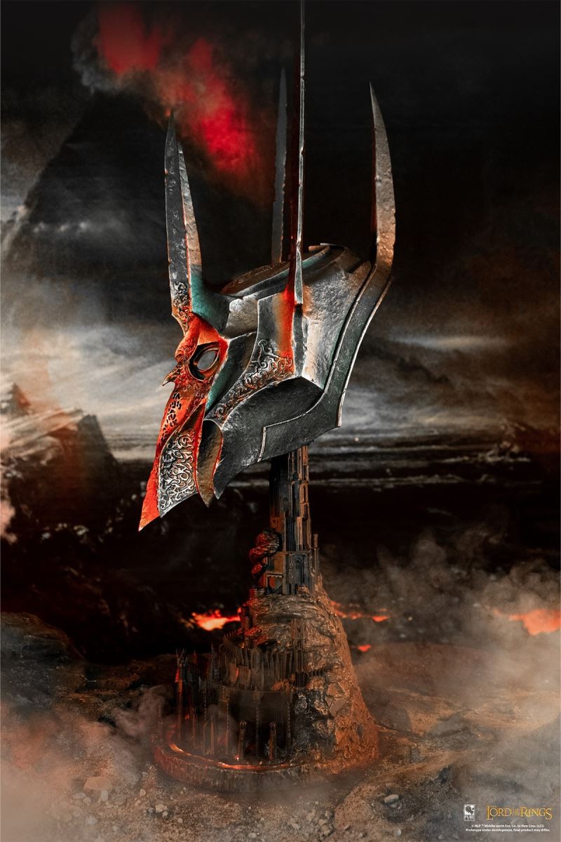 Lord of the Rings - Dark Lord Sauron/Sauron Helmet/Crown Statue 
