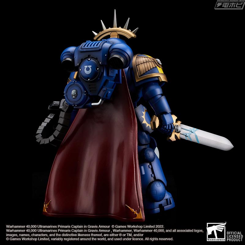 WARHAMMER 40,000 ULTRAMARINES PRIMARIS CAPTAIN IN GRAVIS ARMOUR