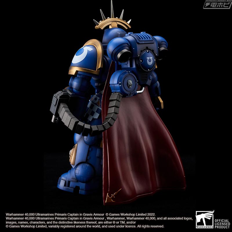WARHAMMER 40,000 ULTRAMARINES PRIMARIS CAPTAIN IN GRAVIS ARMOUR