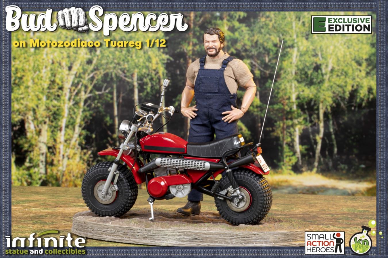 Bud Spencer with the Tuareg Motorcycle - Altrimenti ci Arrabbiamo