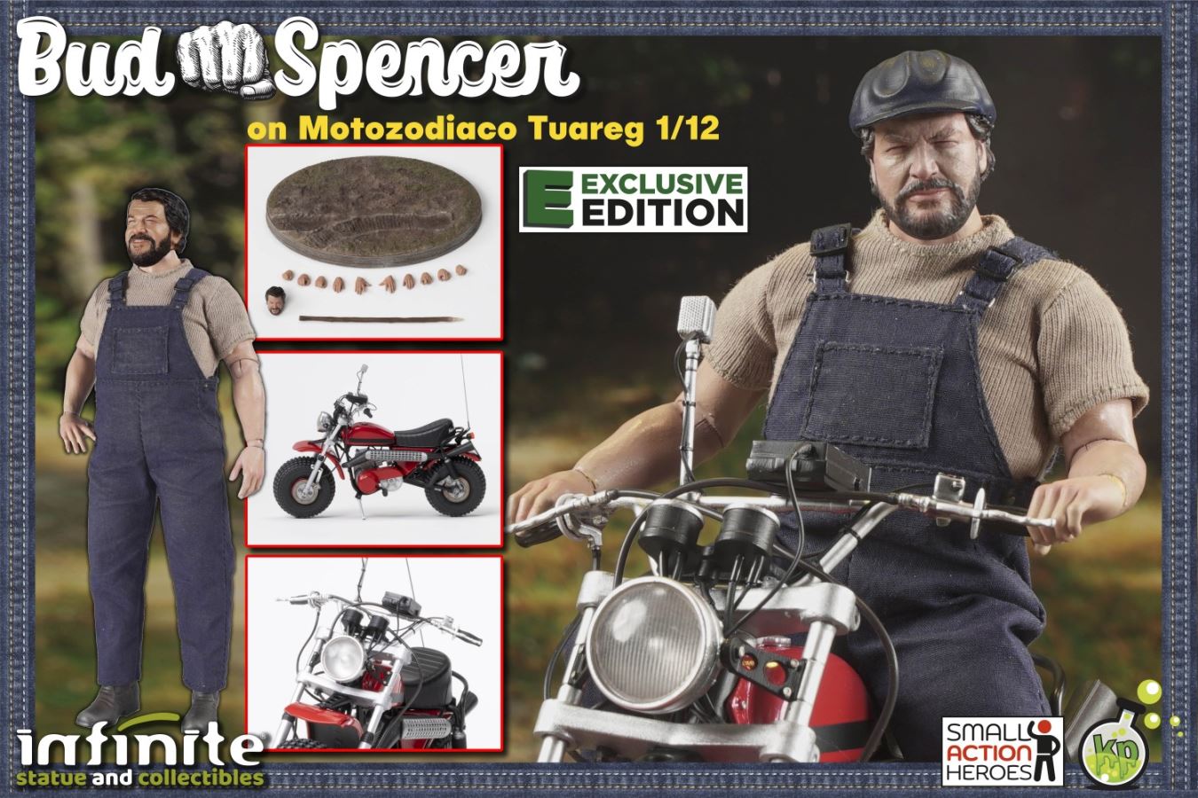 Bud Spencer with the Tuareg Motorcycle - Altrimenti ci Arrabbiamo