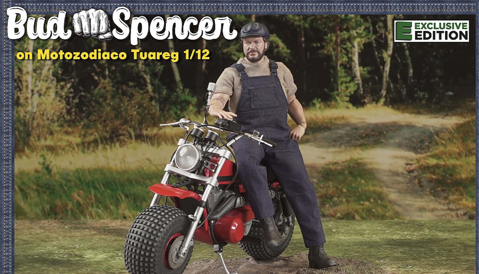 Bud Spencer with the Tuareg Motorcycle - Altrimenti ci Arrabbiamo