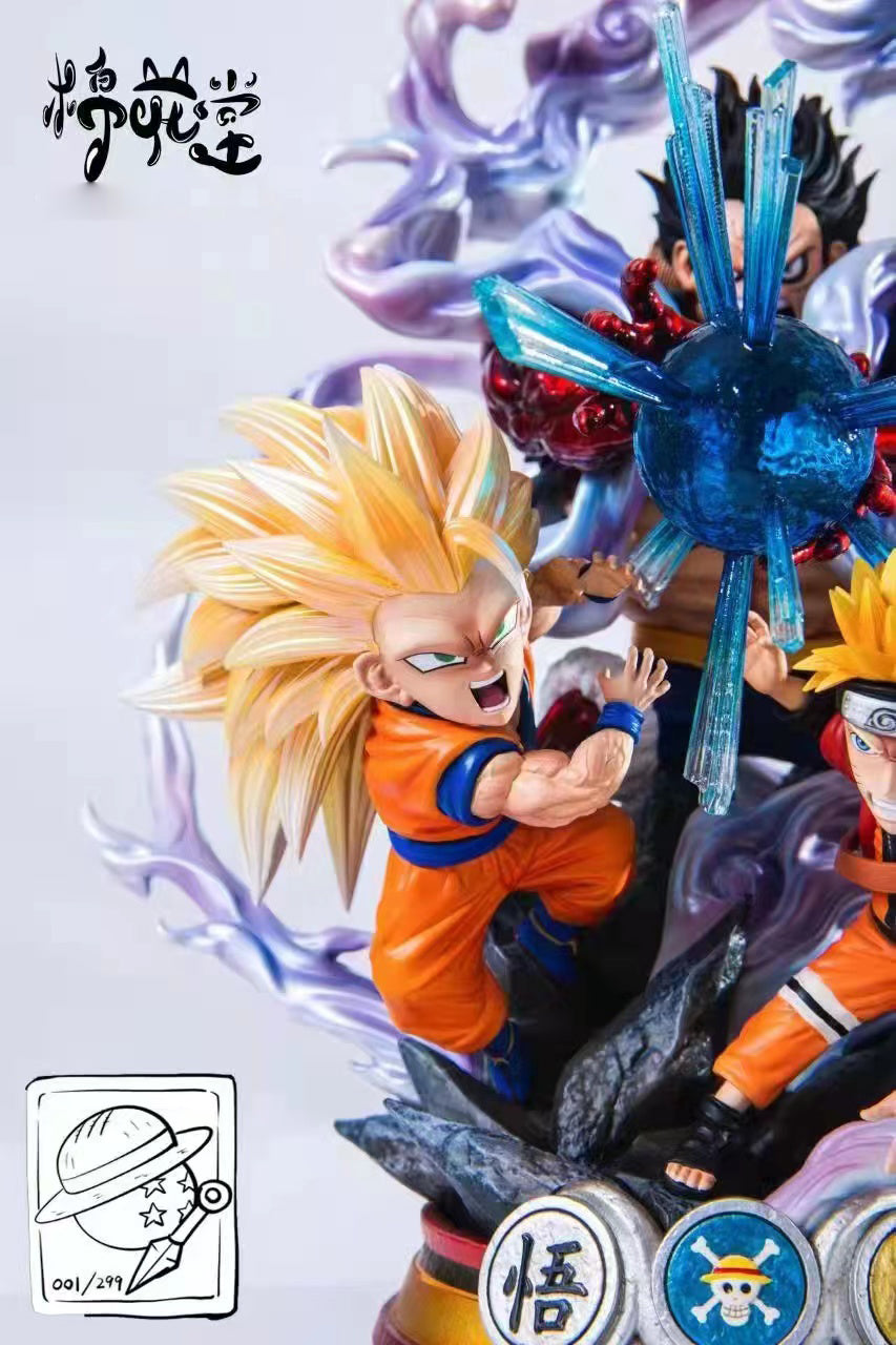 Luffy & Goku & Naruto - ONE PIECE Dragon Ball Naruto