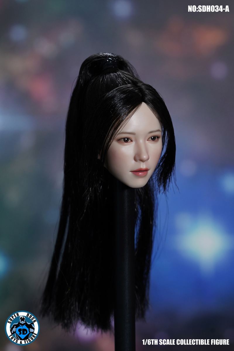 Female Head Sculpture - ABC Three Styles 1/6
