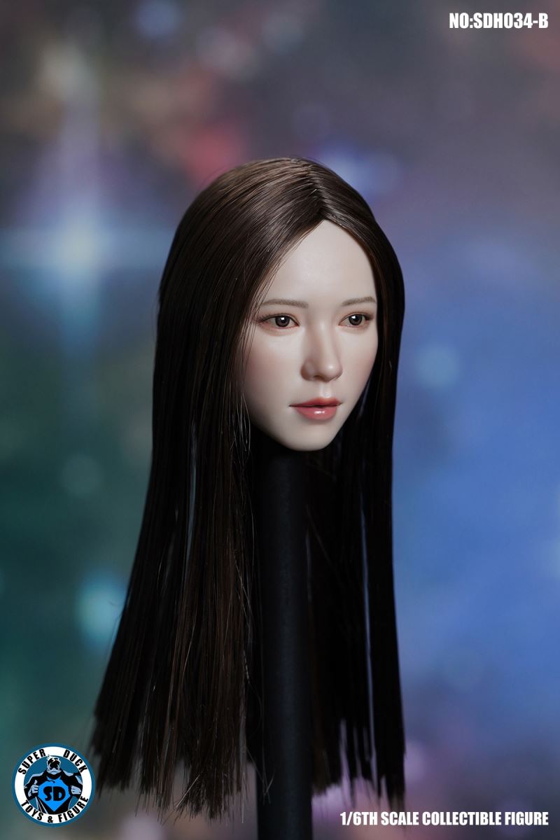 Female Head Sculpture - ABC Three Styles 1/6