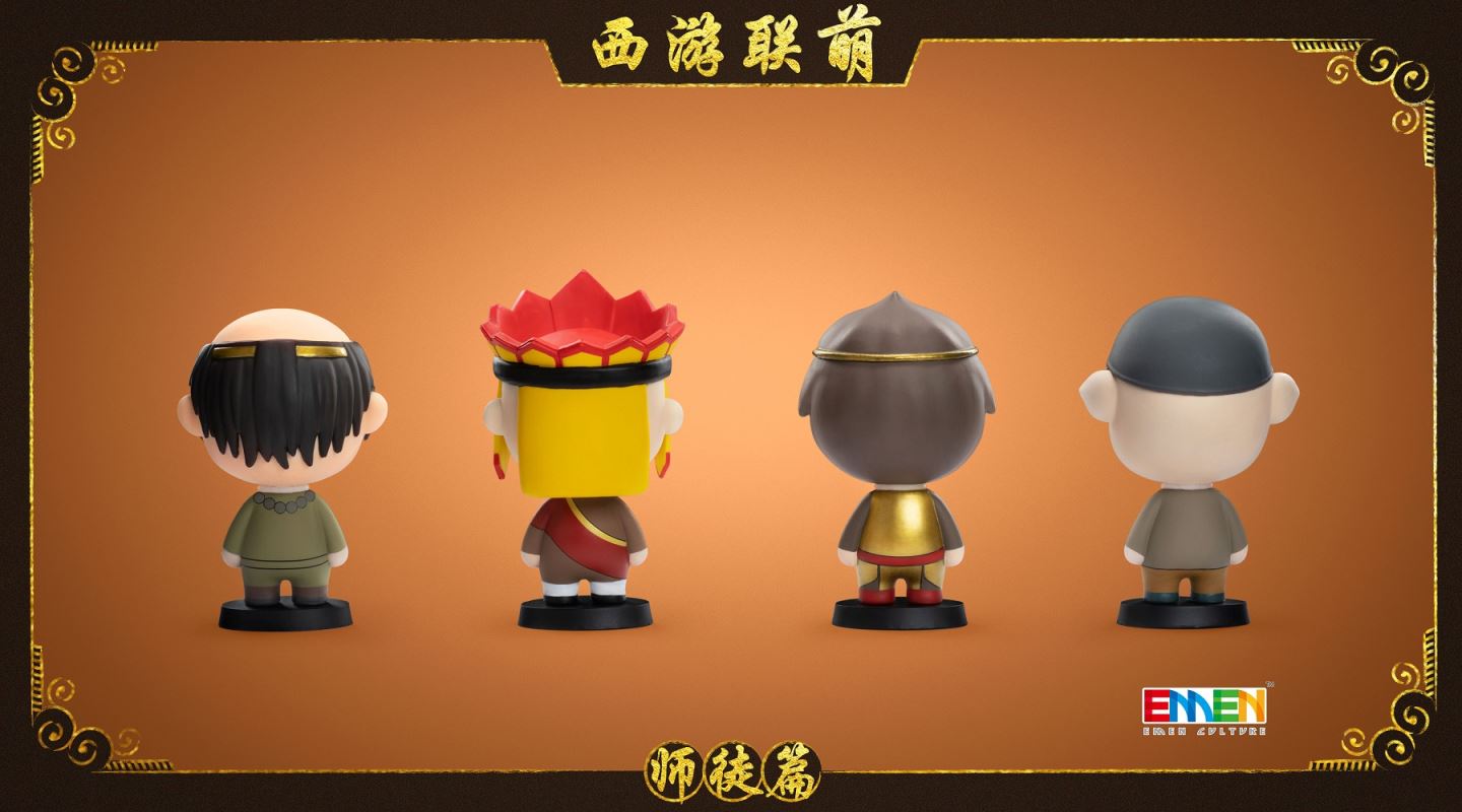 Westward Journey Lianmeng Q Version Master and Apprentice Set & Heroes Lianmeng Q Version Couple Set