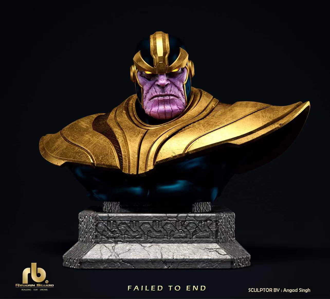 Thanos on Throne