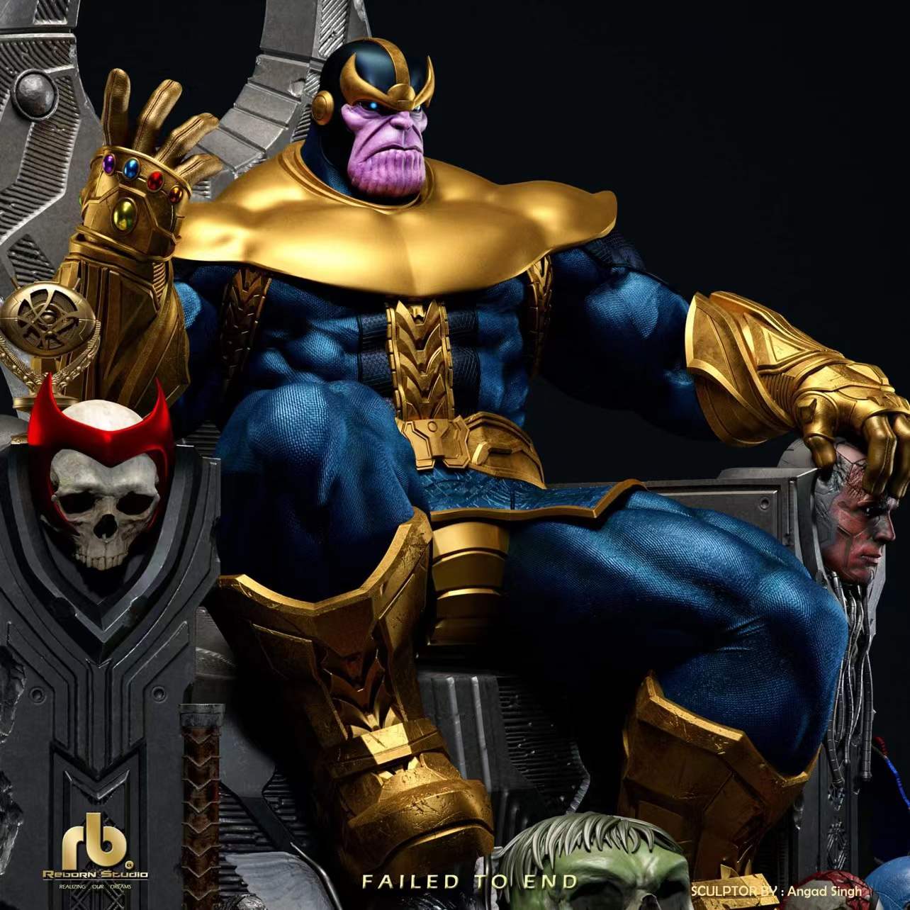 Thanos on Throne