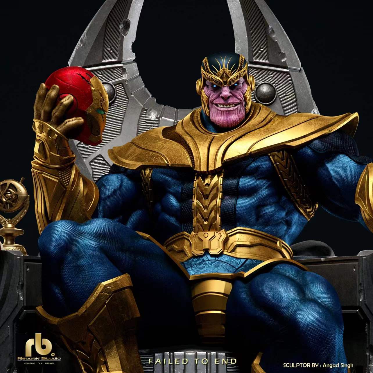 Thanos on Throne