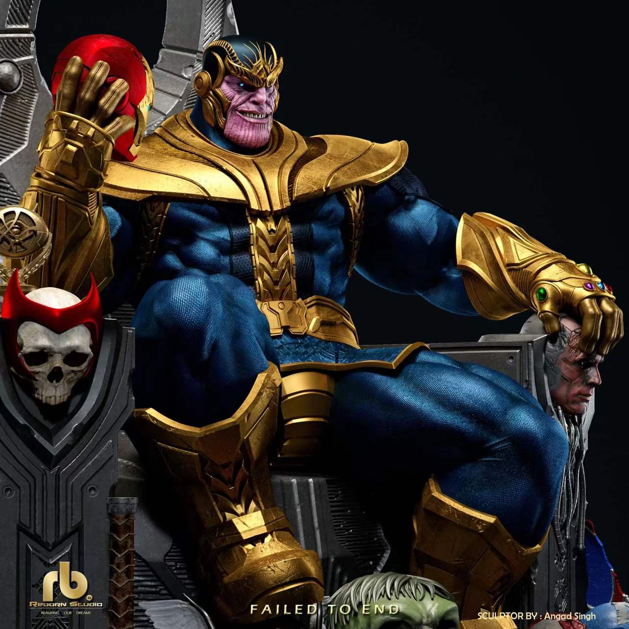 Thanos on Throne
