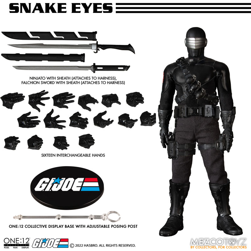 ONE:12 Collective / G.I. Joe: Snake Eyes 1/12 Action Figure DX Edition