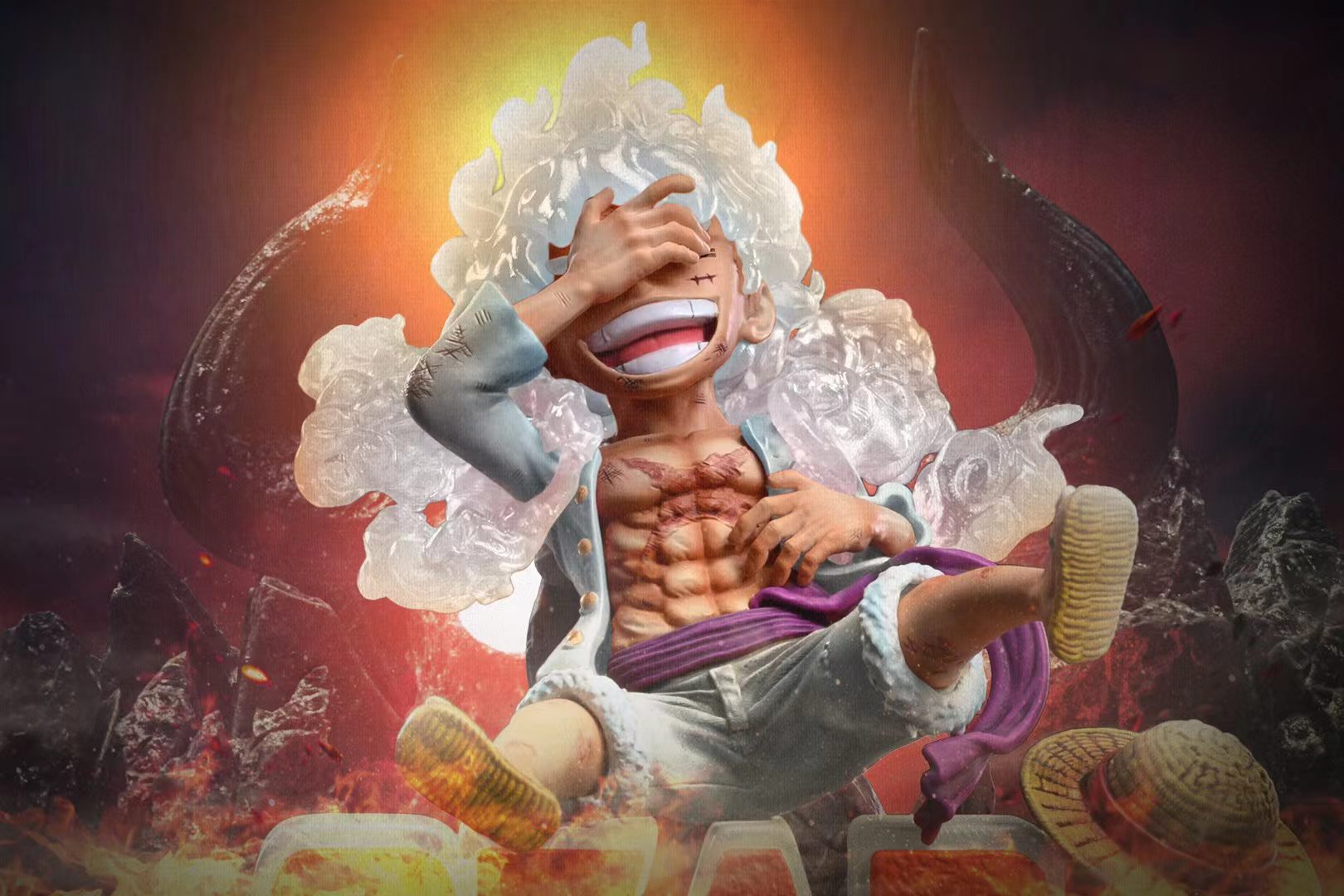 Luffy Gear 5 Sun God Nika