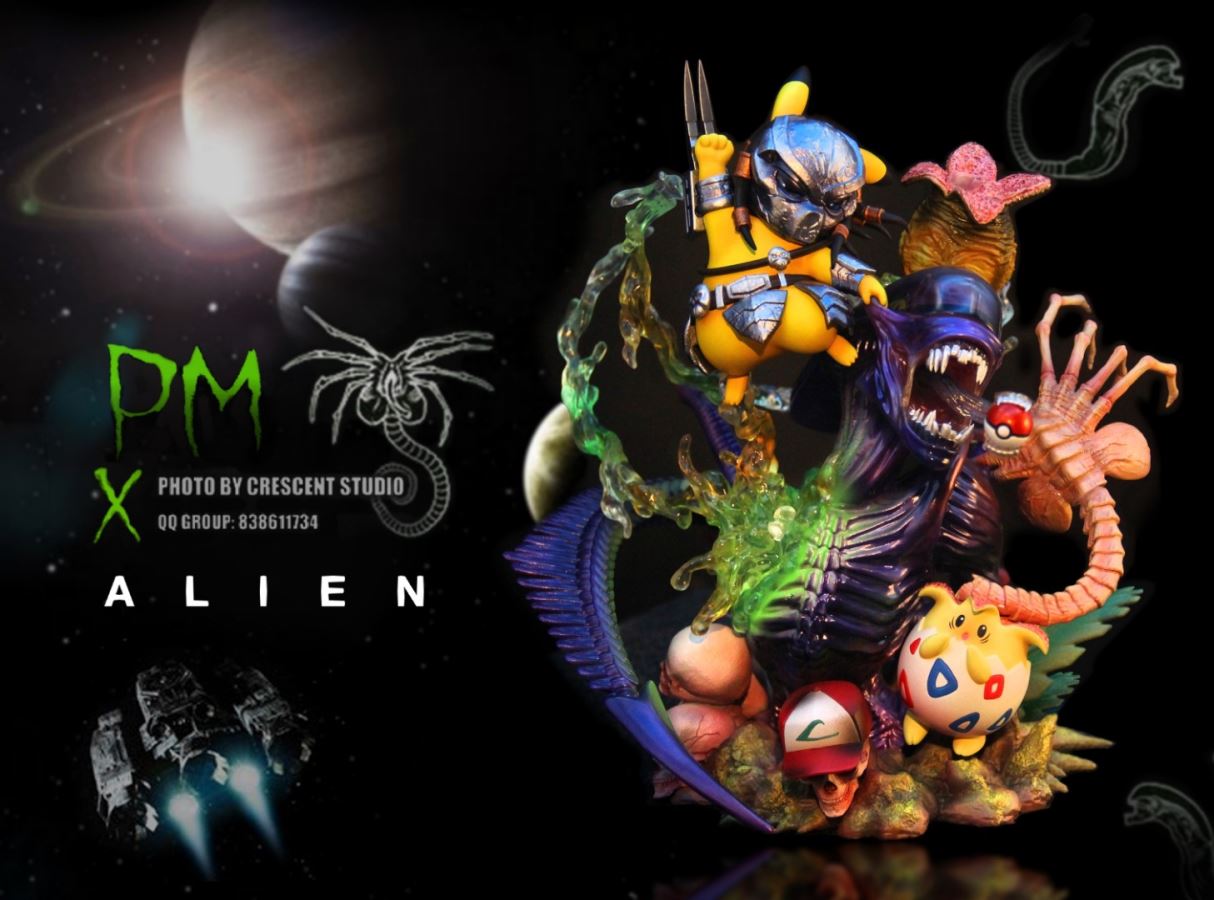 Predator Pikachu vs Aliens